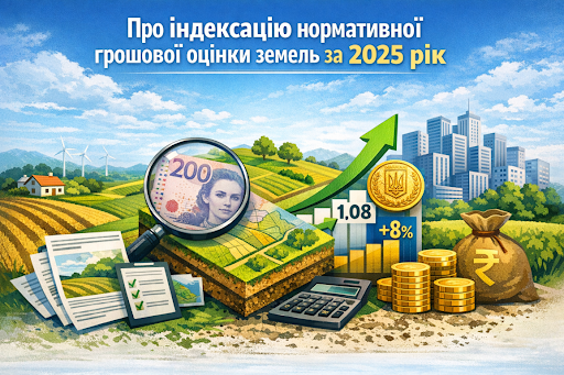 Про індексацію нормативної грошової оцінки земель за 2025 рік