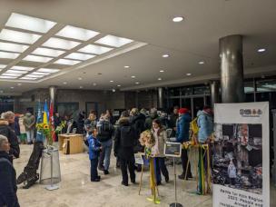 Делегація Петрівської громади перебувала у Литві з виставкою «Боротьба за Київщину 2022»